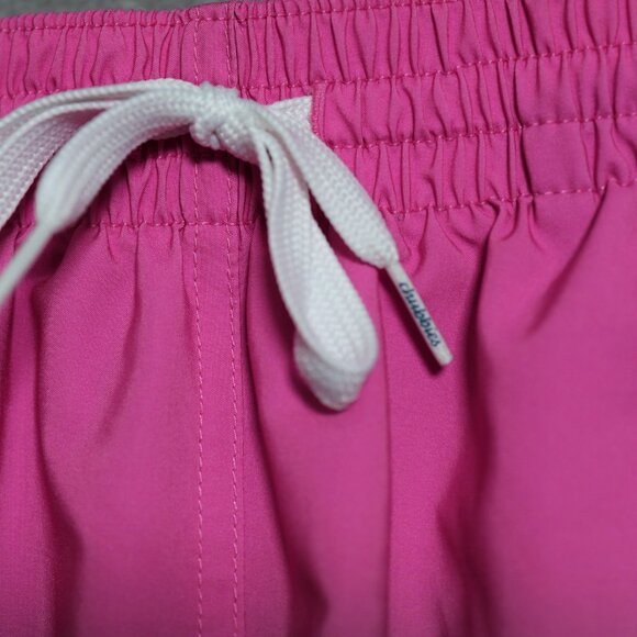 Chubbies Swim Trunks Shorts Mens Size Medium Pink Blue Palm Tree Ombre Quick Dry - Picture 2 of 10